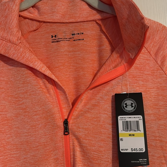 NWT Women's Under Armour Tech™ Twist ½ Zip Top Size M - Picture 2 of 3